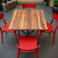 Paquete 15 - Comedor 4 Personas Chapa Madera Kipali
