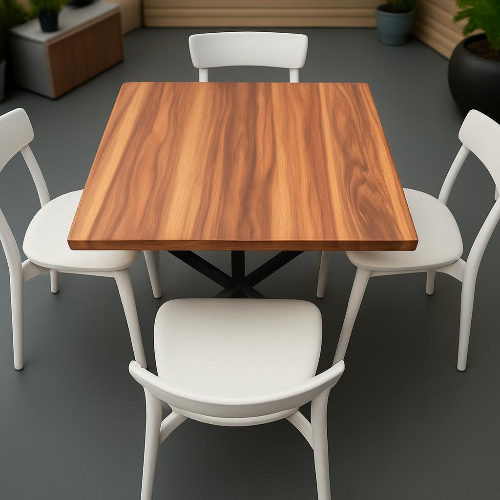 Paquete 15 - Comedor 4 Personas Chapa Madera Kipali