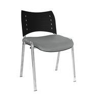 Silla Innova Tapizada Cromo
