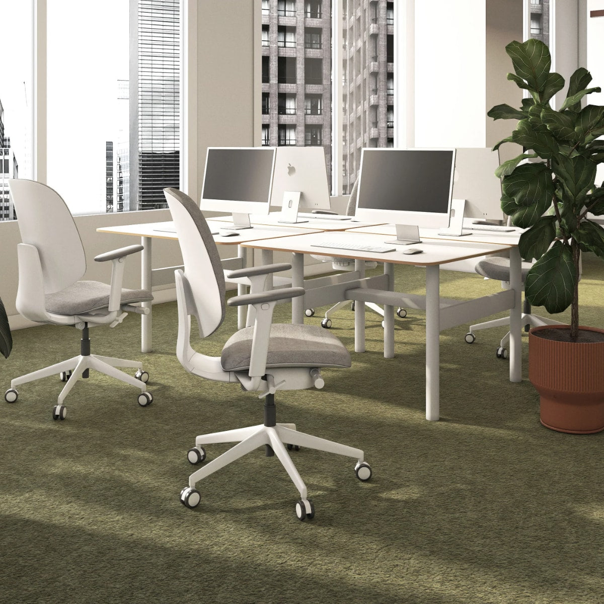 Silla Luke OHE-2006 Gris