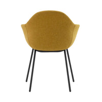 Sillón Alessia 4 patas negra