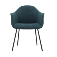Sillón Alessia 4 patas negra