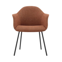Sillón Alessia 4 patas negra