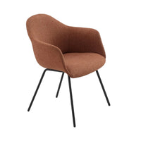 Sillón Alessia 4 patas negra