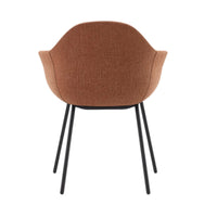 Sillón Alessia 4 patas negra