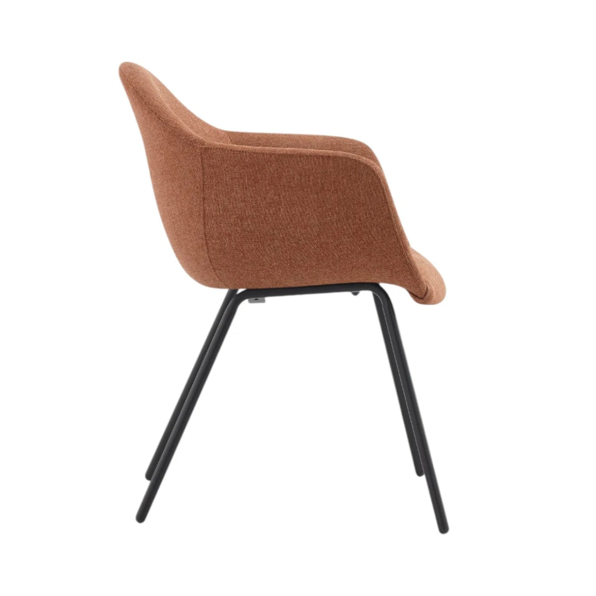 Sillón Alessia 4 patas negra
