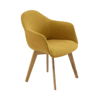 Sillón Alessia base madera