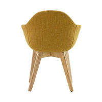 Sillón Alessia base madera