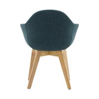 Sillón Alessia base madera