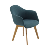 Sillón Alessia base madera