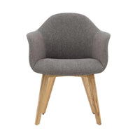 Sillón Alessia base madera