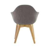 Sillón Alessia base madera